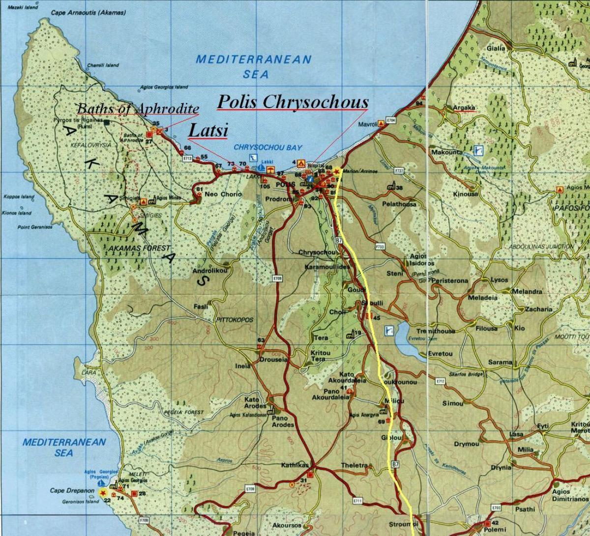 地図ポリスエキプロス