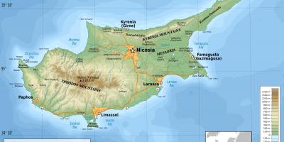 キプロス島の地図 詳細地図のキプロス島 南欧諸国 ヨーロッパ