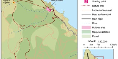 地図のアフロディーテキプロストレイル 