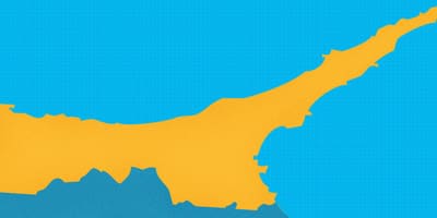 地図の北キプロスリゾート
