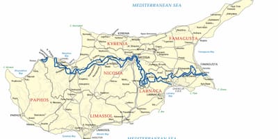 欧州の大学、キプロスの地図